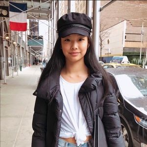 H&M Black Baker Boy Cap